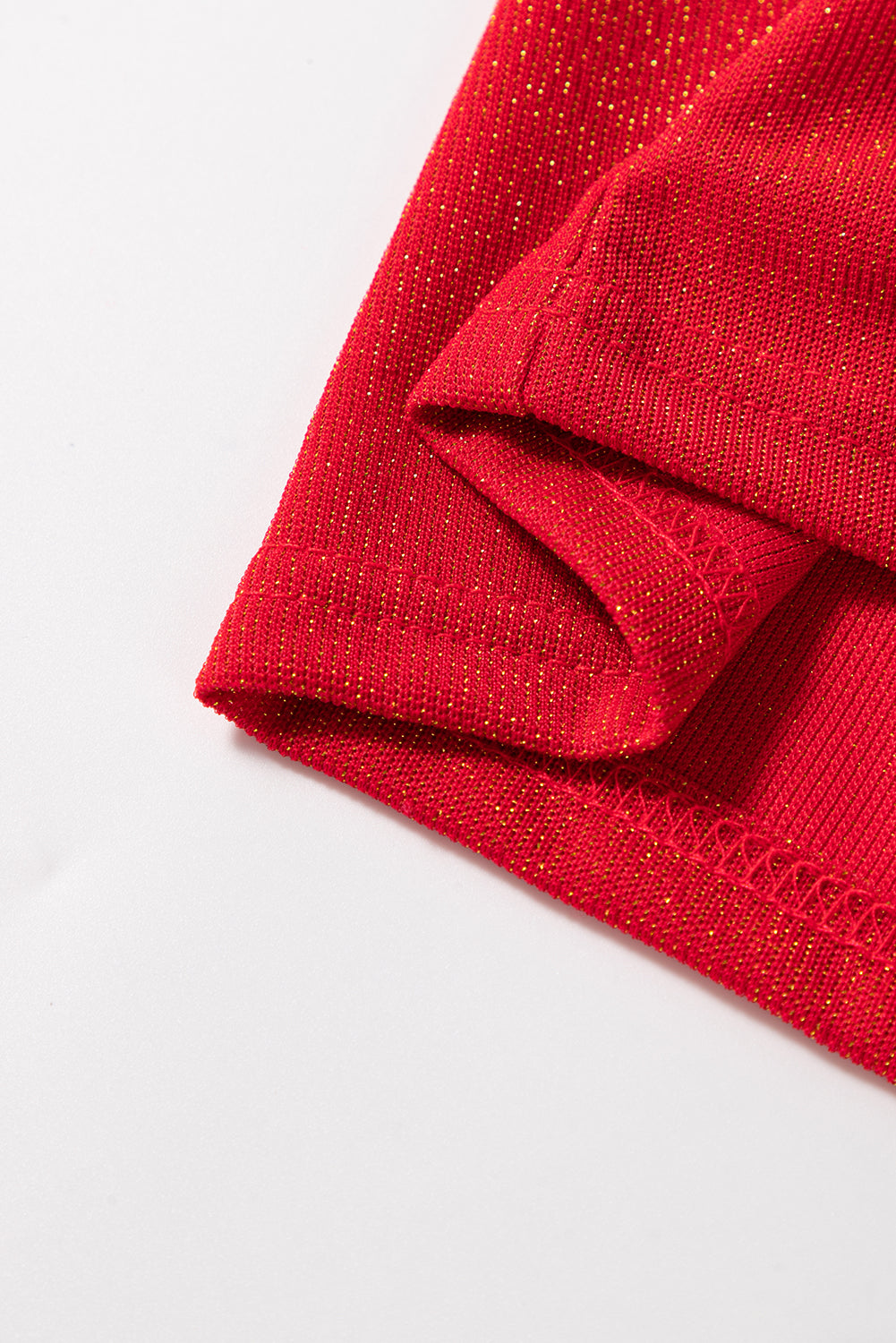 Black Metallic Bowknot Open Back V Neck Top