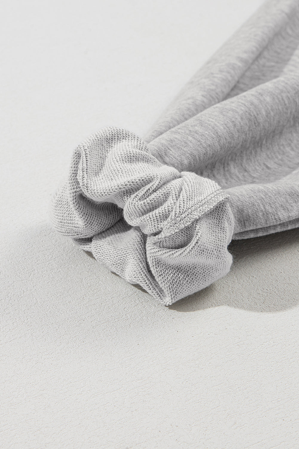 Parchment Solid Kangaroo Pocket Half Zipper Oversized Hoodie