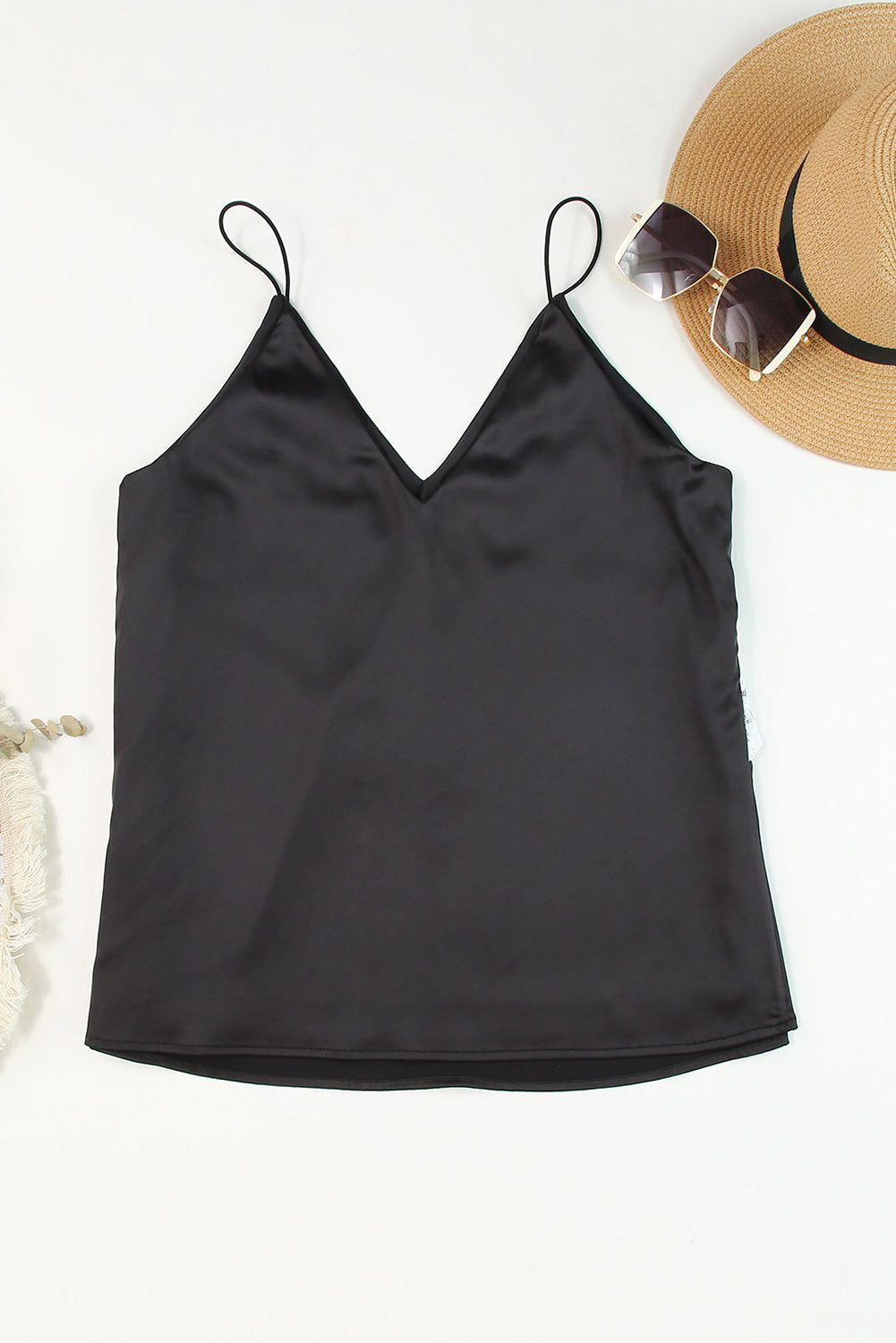 Lace Splicing Spaghetti Straps Vest