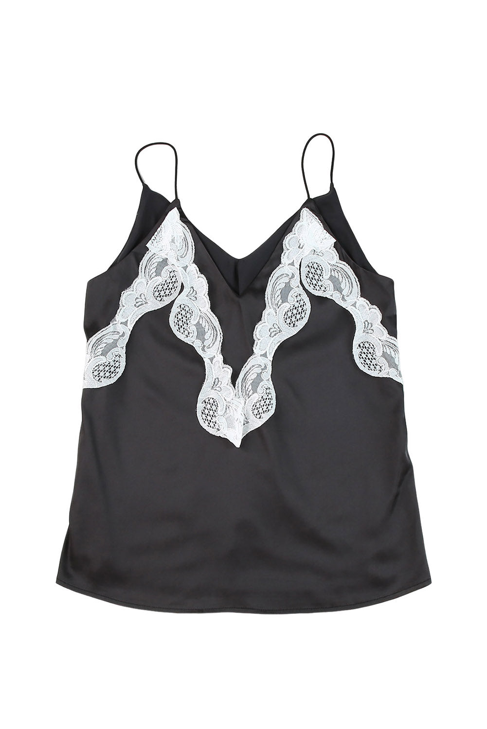Lace Splicing Spaghetti Straps Vest