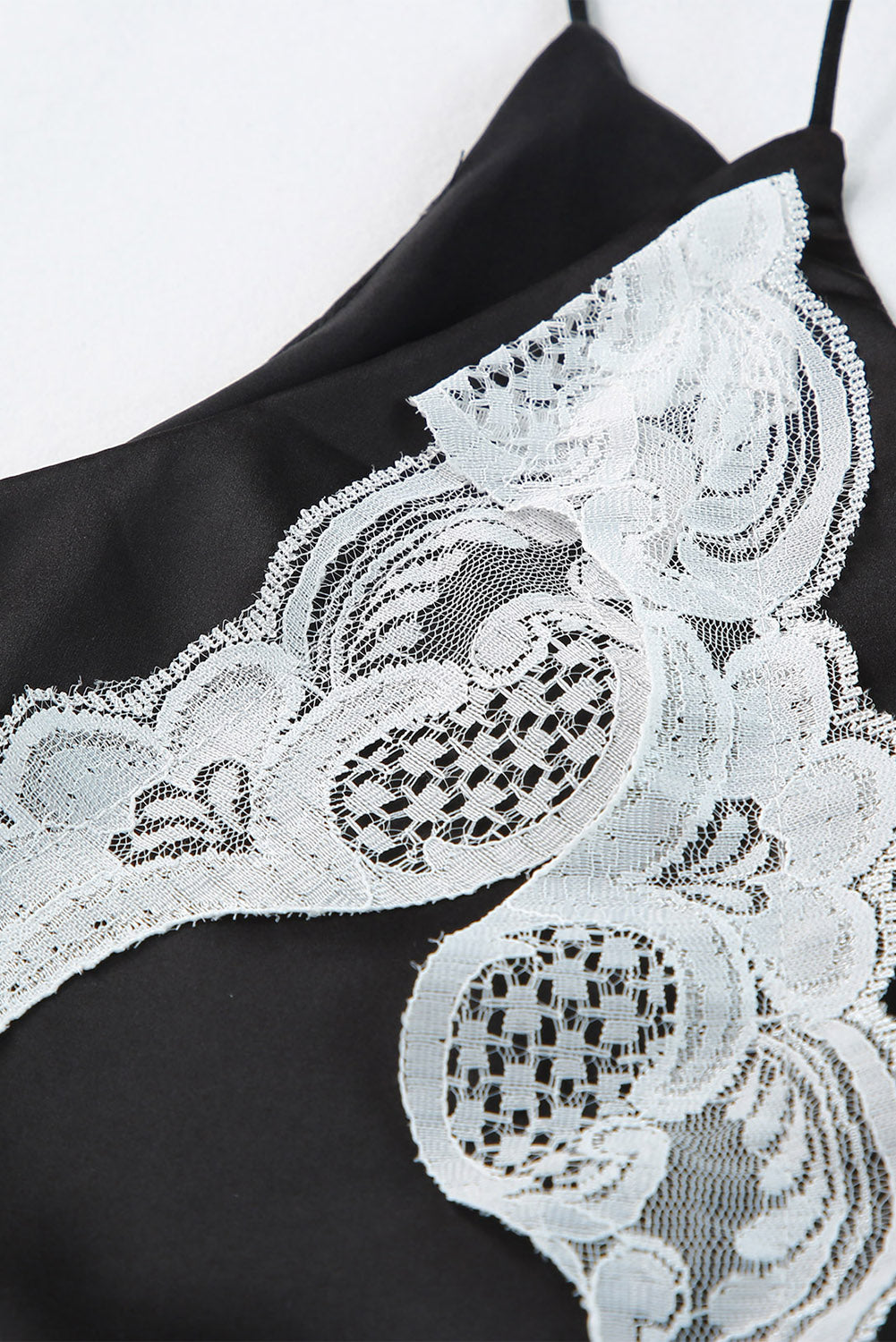Lace Splicing Spaghetti Straps Vest
