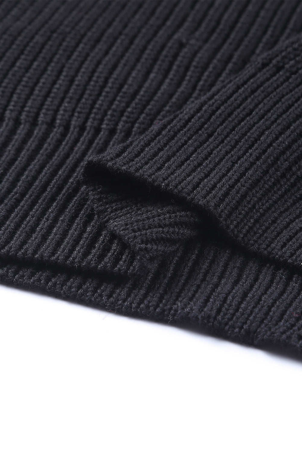 Color Block Knitted O-neck Pullover Sweater