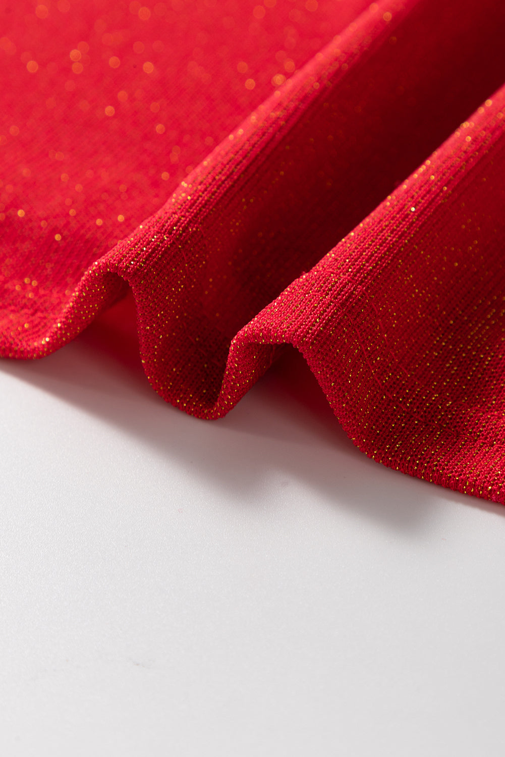 Black Metallic Bowknot Open Back V Neck Top