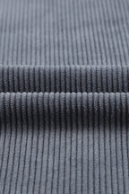 Gray Saddle Up Corded Graphic Sweatshirt