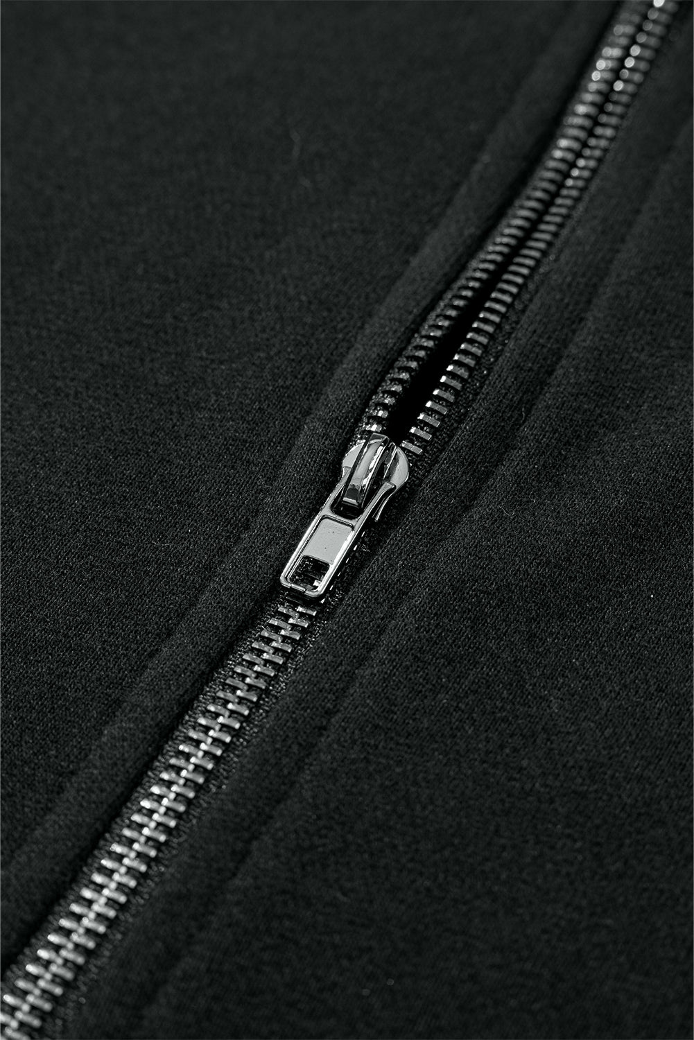 Parchment Solid Kangaroo Pocket Half Zipper Oversized Hoodie