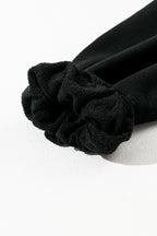 Parchment Solid Kangaroo Pocket Half Zipper Oversized Hoodie