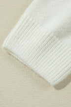 Rose Red Flower Pattern Open Front Cardigan