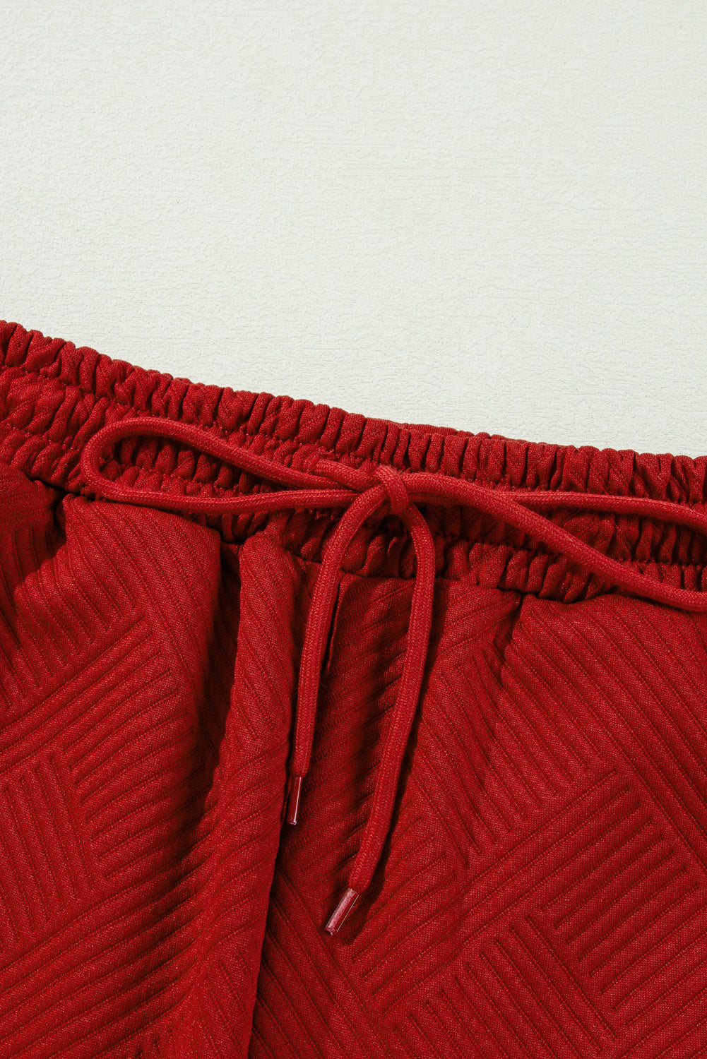 Gray Ultra Loose Textured 2pcs Slouchy Outfit