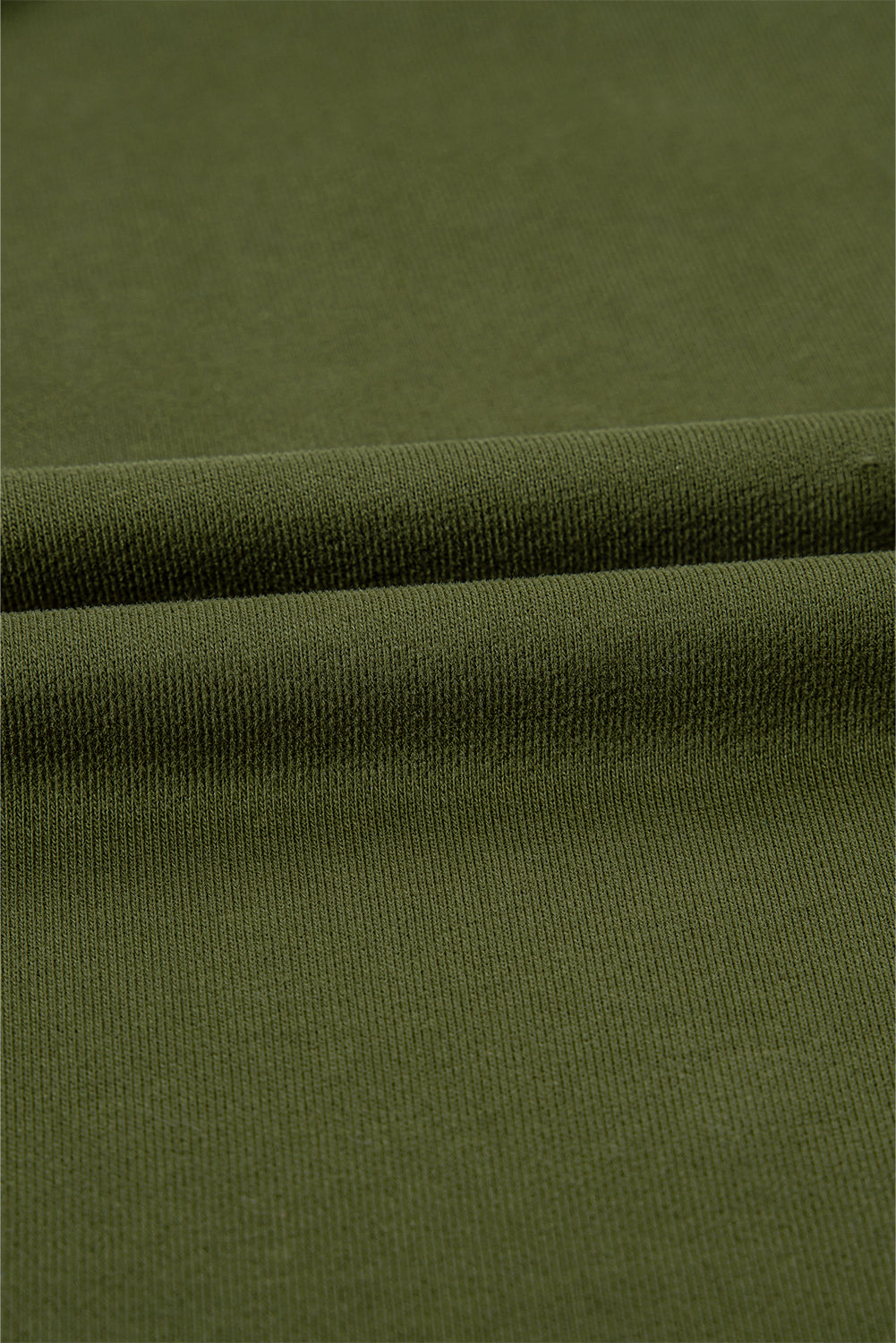 Parchment Solid Kangaroo Pocket Half Zipper Oversized Hoodie