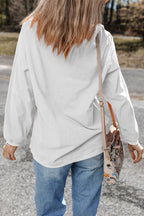 Orange JOLENE Ribbed Corded Oversized Sweatshirt