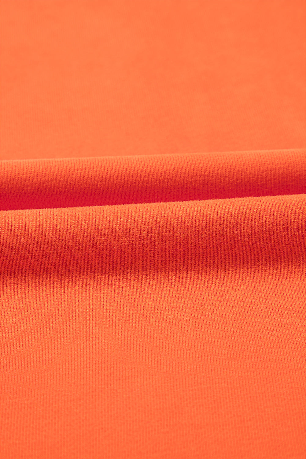 Parchment Solid Kangaroo Pocket Half Zipper Oversized Hoodie