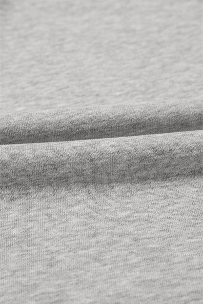 Parchment Solid Kangaroo Pocket Half Zipper Oversized Hoodie