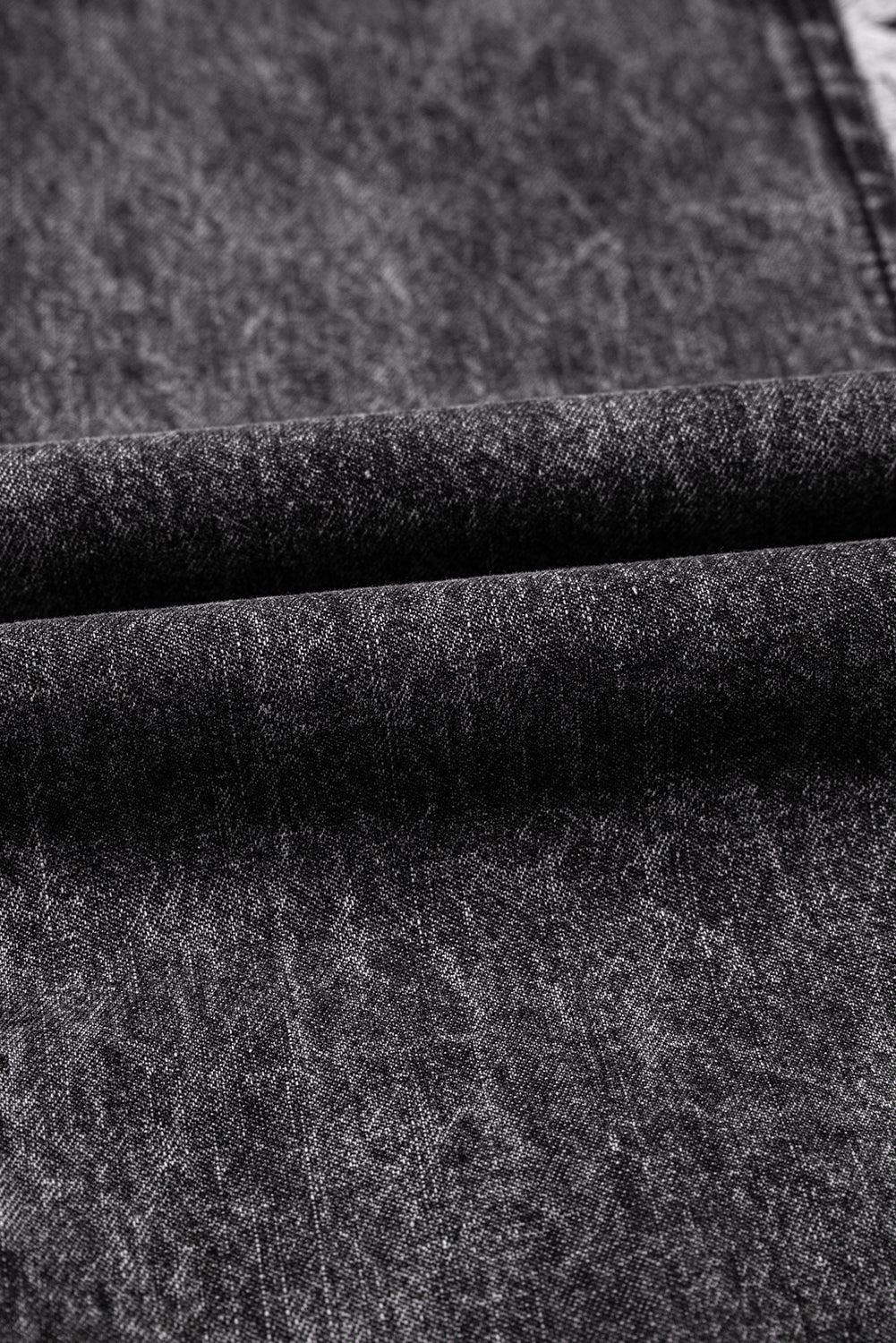 Beau Blue Light Wash Frayed Exposed Seam Wide Leg Denim Overall