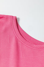 Gray Ultra Loose Textured 2pcs Slouchy Outfit