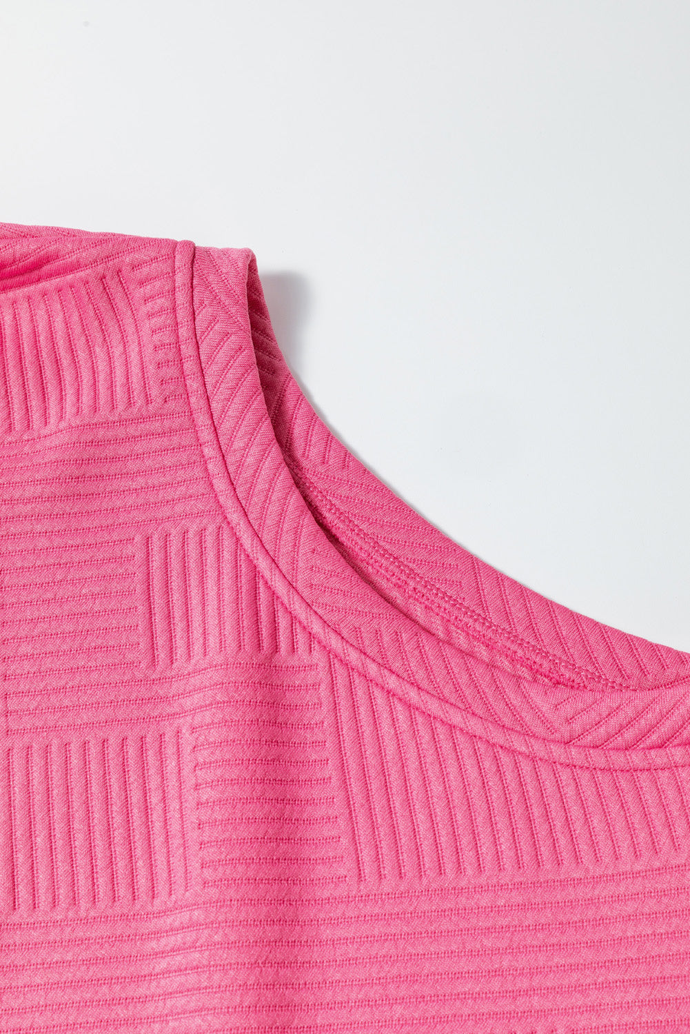 Gray Ultra Loose Textured 2pcs Slouchy Outfit