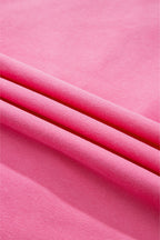 Parchment Solid Kangaroo Pocket Half Zipper Oversized Hoodie