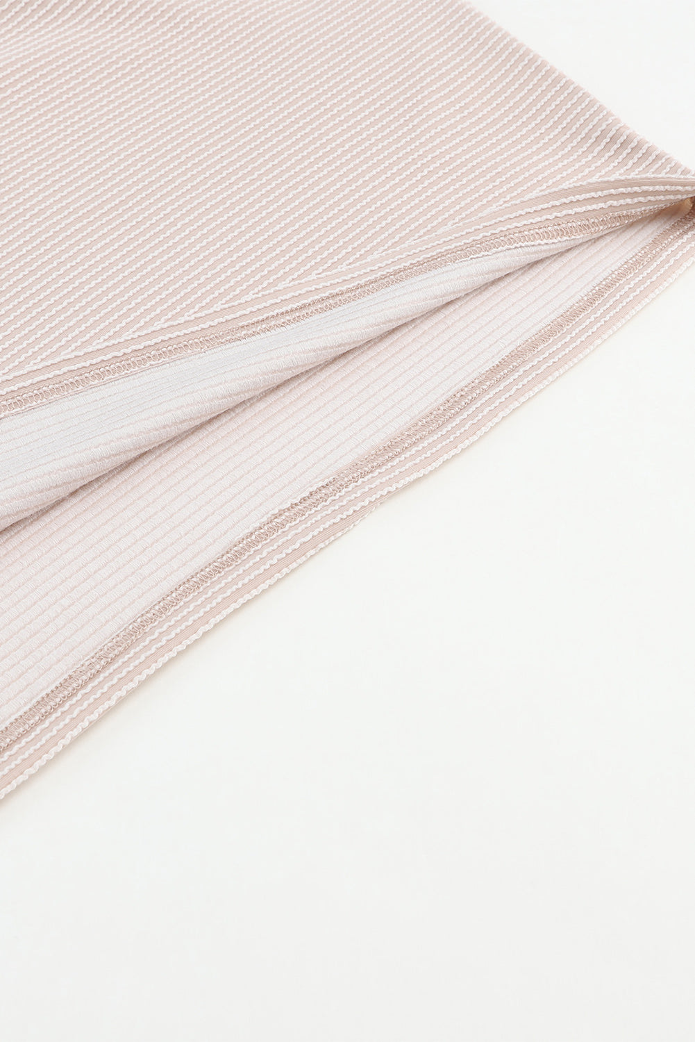 Apricot Lace Trim Ribbed Oversize Kimono