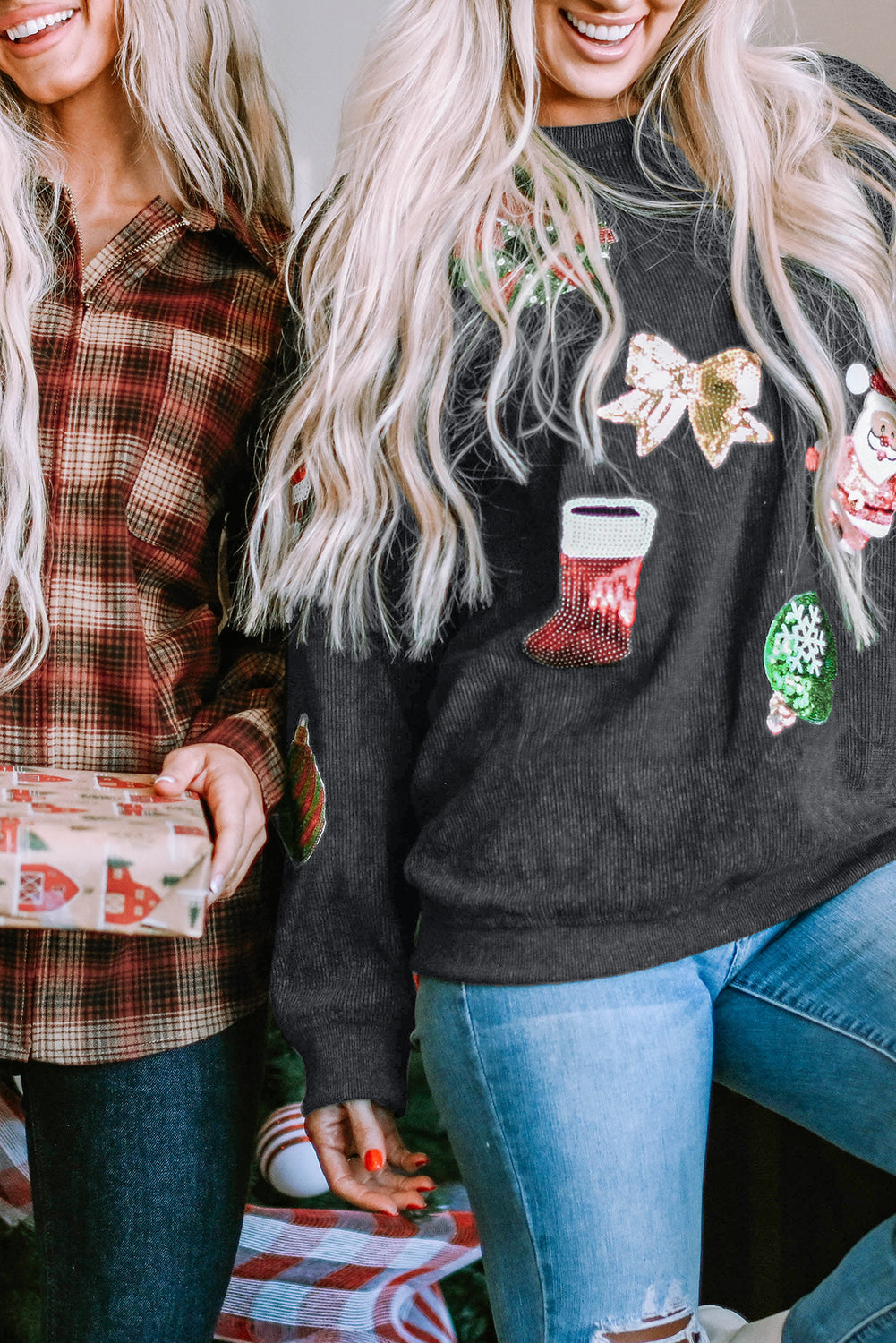 Fiery Red Plaid Zip Up Chest Pocket Shacket