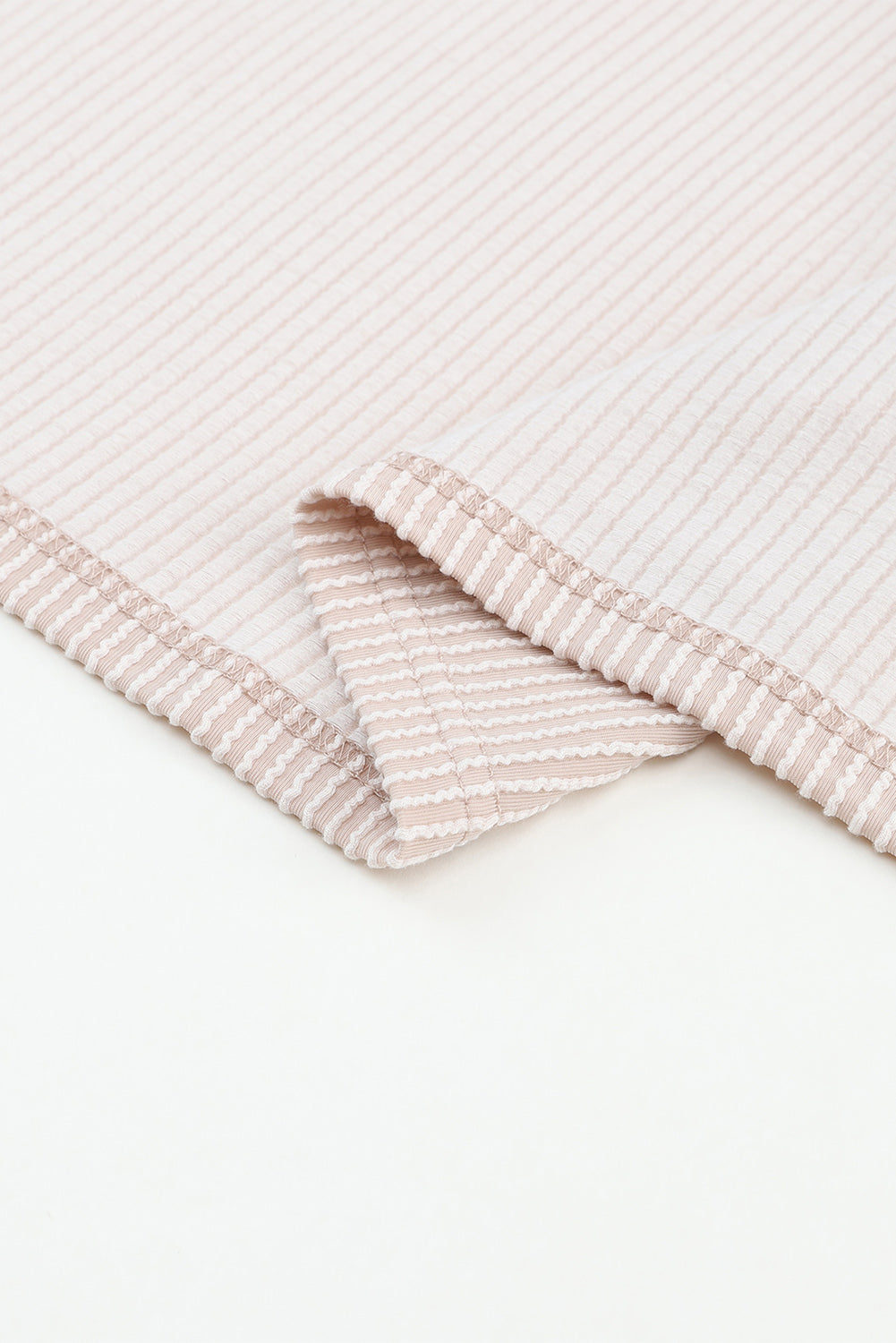 Apricot Lace Trim Ribbed Oversize Kimono