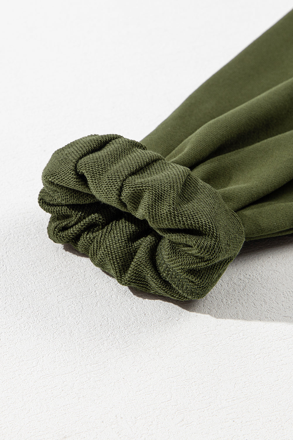 Parchment Solid Kangaroo Pocket Half Zipper Oversized Hoodie