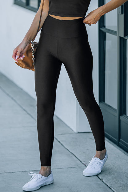 High Rise Tight Leggings with Waist Cincher