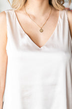 Deep V Neck Loose Tank Top