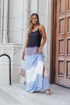 Tie-dye Round Neck Short Sleeve Top
